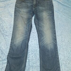 INC International Concepts Relaxed Fit Dark Blue Jeans